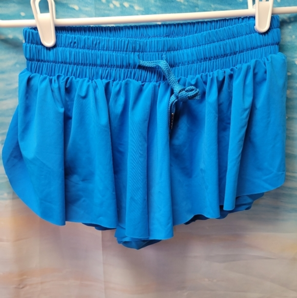 Blaosn Size Medium Ladies Blue Shorts